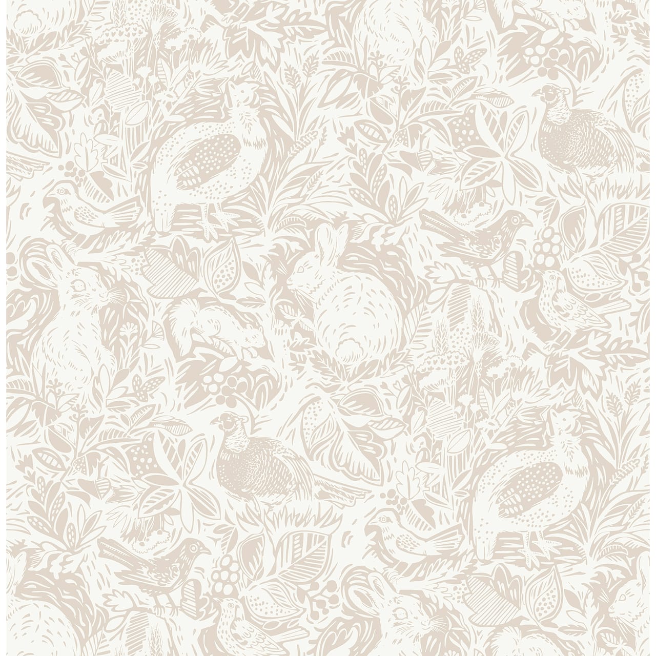 NuWallpaper Cream Terrene Peel & Stick Wallpaper